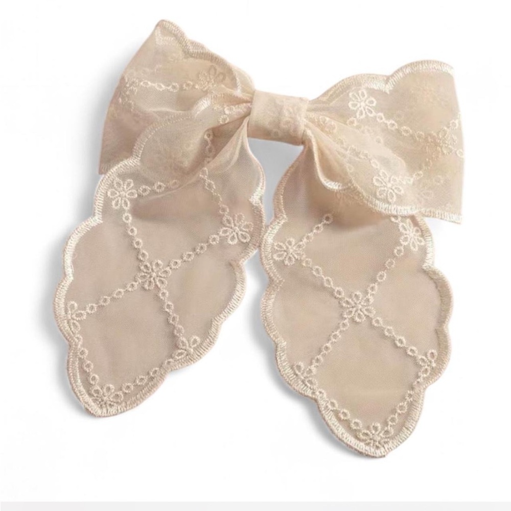 Boho Lace Cottagecore Hair Clip Hairbow